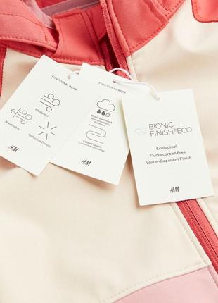 Трендова демісезонна куртка для дівчинки непродувного водовідштовхувального h&m h&m сша3 фото