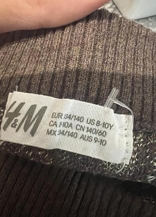Новая теплая юбка в горошек 8-10р h&amp;m 6