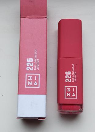 Стійка рідка помада 3ina the longwear lipstick