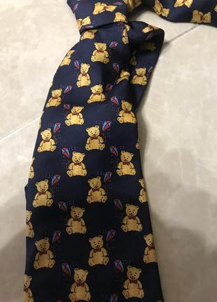 Галстук в стиле ralph lauren teddy bear pure silk