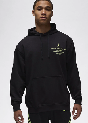 Кофта толстовка худи nike air jordan dri-fit fleece pullover оригинал! (fv8610-010)
