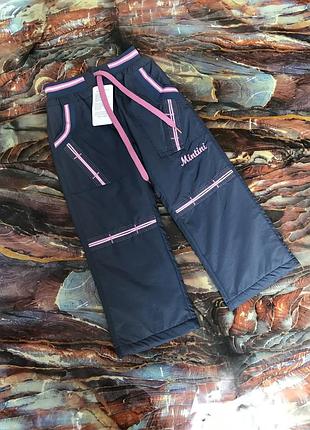 Спортивные утепленные штаны