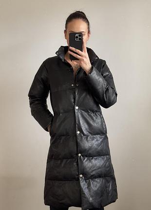 Длинный пуховик