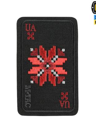 M-tac нашивка вишиванка (вишивка) black/red