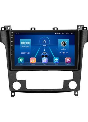 Штатна магнітола lesko для ford galaxy ii ver 2 2006-2010 екран 9" 6/128gb 4g wi-fi gps top