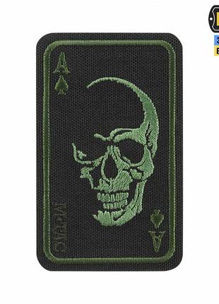 M-tac нашивка face of war (вишивка) black/olive