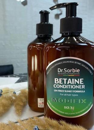Dr. sorbie modifix betaine conditioner – кондиціонер для розгладження та зміцнення волосся, 400 мл