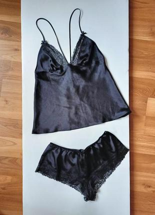 Victoria ́s secret cami satin set шелковый комплект