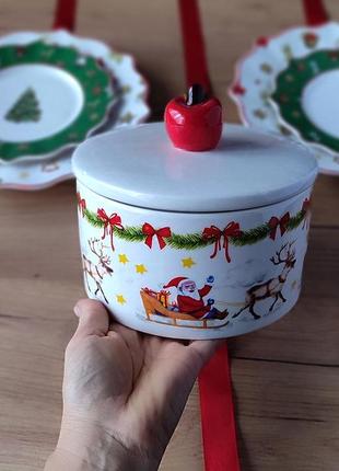 Банка для печива порцеляна