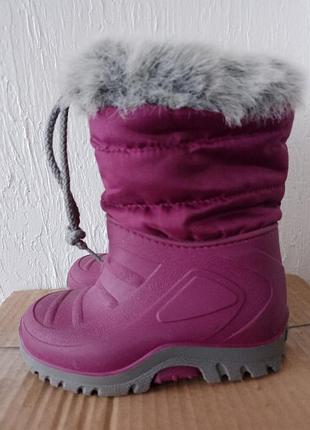 Теплые резиновые сапожки 23 размер сапожки