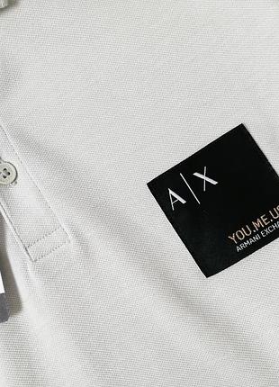 Брендова чоловіча футболка поло armani exchange оригінал4 фото