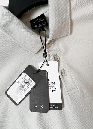 Брендова чоловіча футболка поло armani exchange оригінал6 фото