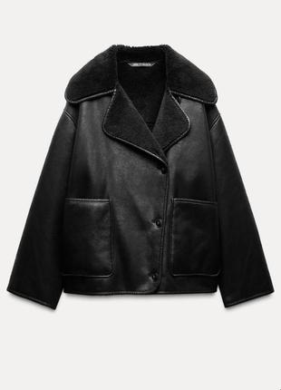 Дубленка zara