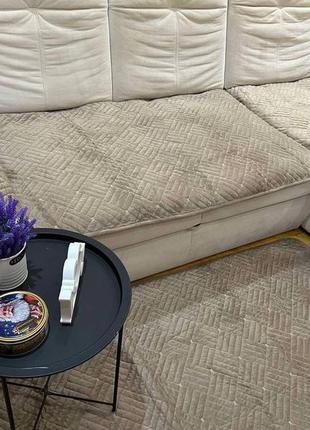 Накидки на диван и два кресла велюровые размер 90х160см -2шт и 90х210см-1шт качественные дивандеки