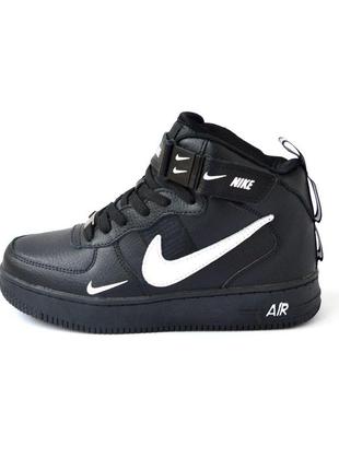 Кросівки чоловічі зимові nike air force 1 mid 42 43