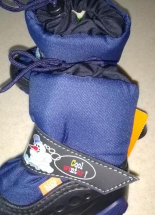 Demar сноубутси дутики чоботи зимові р.20/21 сноу мен темно-синій