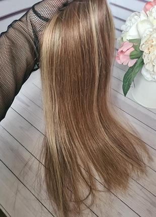 Набор тресс мелированные 100% натуральный волос.новый!40см.