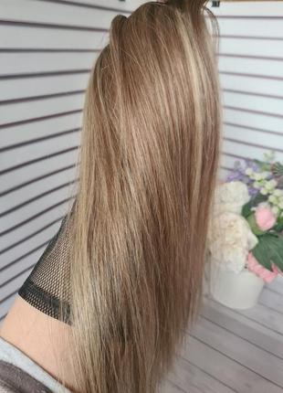 Набор тресс мелированные 100% натуральный волос.новый!40см.