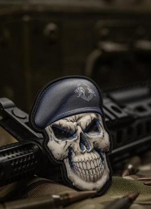 M-tac нашивка череп у береті (сили спеціальних операцій)