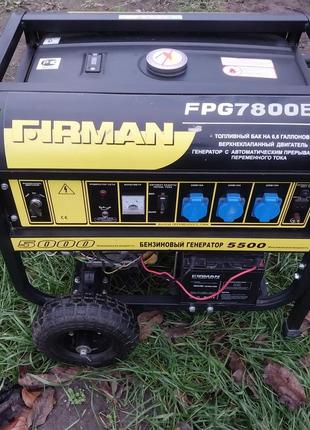 Генератор firman fpg7800e2 3