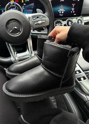 Угги кожаные зимние