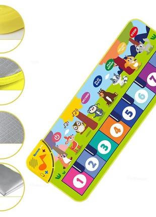 Музыкальный коврик пианино