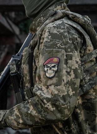 M-tac нашивка череп у береті (ракетні війська та артилерія)