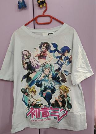 Футболка zara з вокалойдами