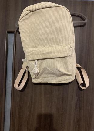 Рюкзак, вельветовий рюкзак1 фото
