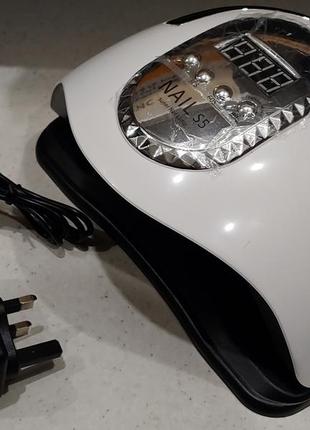 Универсальная лампа uv/led s5 для сушки гель лака (с дисплеем, съемное дно), 280 вт