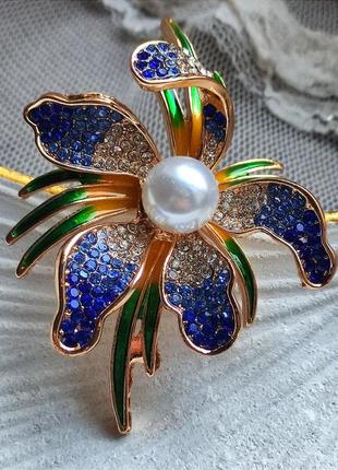 Брошь цветок 5,5 см