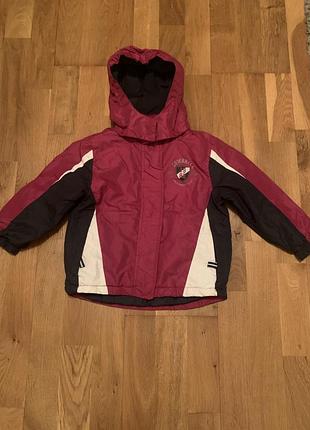 Курточка лыжная lupilu на 3-4роки для девочки