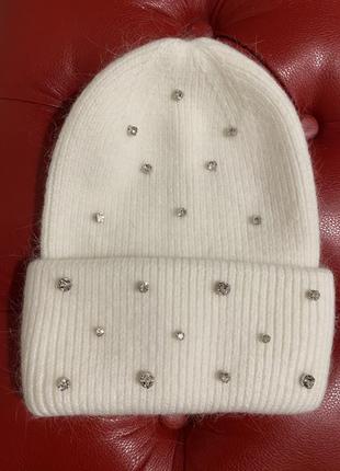 Шапка женская ангора каменцы
