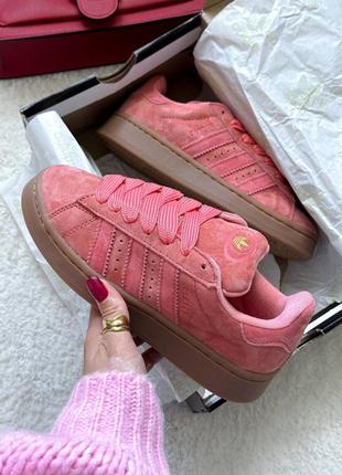 Кросівки в стилі adidas campus peach