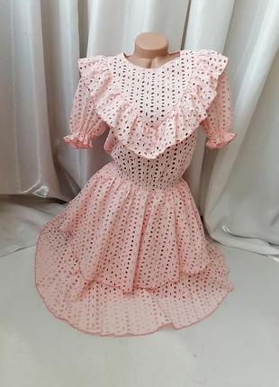 Сукня натуральних бавовна літні прошва