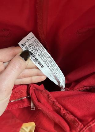 Карго bershka червоне9 фото