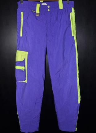 Штаны cresta vintage gore-tex pants men blue yellow size s