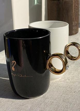 Кружка чашка кольцо перстень для кофе и чая