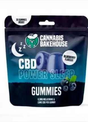 Кбд жевательные конфеты для сна cbd и мелатонин (15mg) cannabis bakehouse
