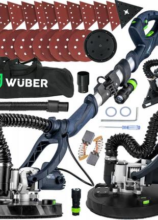 Шліфмашина для стін жираф wuber 1600вт 225мм (польща)