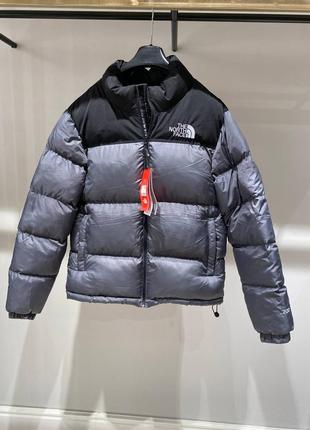 Унісекс пуховик XXL / 52 700 grey black куртка тнф 700 норт фейс пуховик