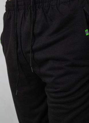 Спорт штаны мужские двухнитка, цвет черный, 244r412986 фото