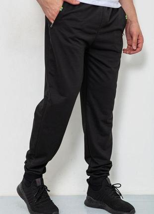 Спорт штаны мужские двухнитка, цвет черный, 244r412983 фото