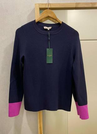 Новий віскозний светр hobbs london джемпер кофта світшот реглан