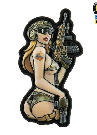 M-tac нашивка tactical girl №4 pvc mm14