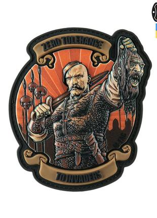 M-tac нашивка zero tolerance pvc coyote 2