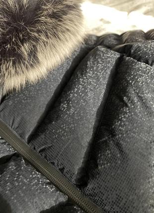 Лыжная куртка moncler grenoble, уникальный принт