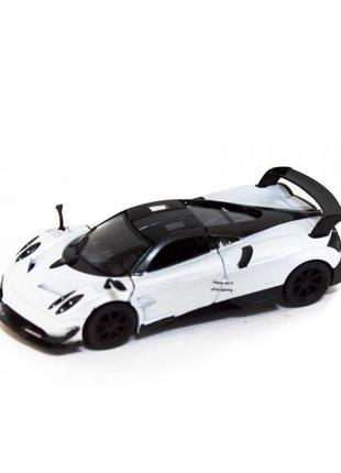 Коллекционная игрушечная машинка pagani huayra bc kt5400w инерционная белый