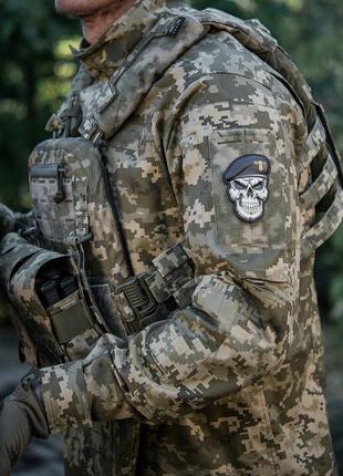 M-tac нашивка череп у береті (танкові війська)