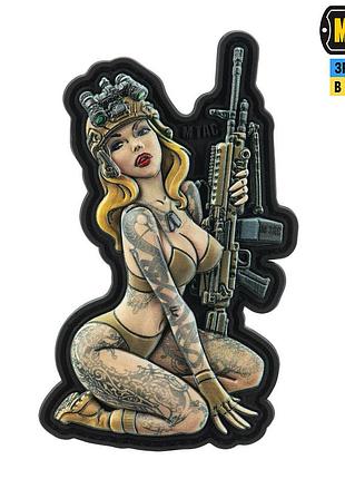 M-tac нашивка tactical girl №5 pvc skandinavik
